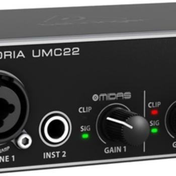 Behringer UMC22 Audiophile Interface