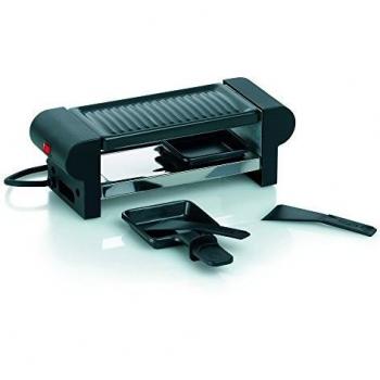 Raclette-Grill Bernina 350 W, Deux Poêlons – Noir
