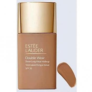 Estée Lauder Double Wear Sheer Long-Wear Makeup SPF 20, Light Mattifying Foundation, Shade 3C2 Pebble, 30 ml