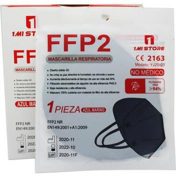 Mascarilla FFP2 Adulto Azul Marino 1 Unidad