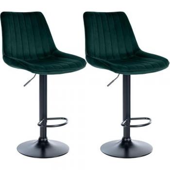 CLP 2er Set Thekenhocker Toni Samt