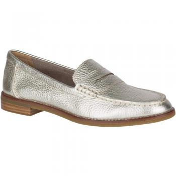 Women’s Sperry Seaport Platinum 10 Loafers – Classic Style