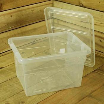 Whitefurze 75cm Clear Storage Container