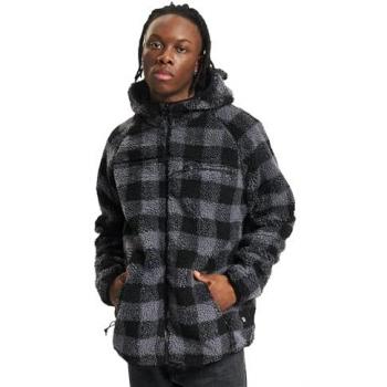 Brandit Teddyfleece Worker Jacket Black Grey 7XL