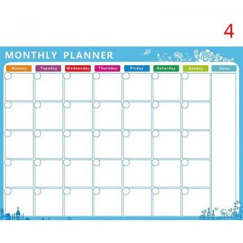 Calendario Magnético para Nevera, Pizarra Blanca Flex 29.7 x 42 cm