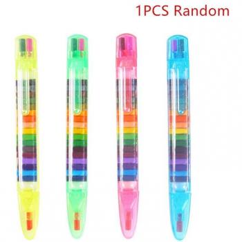 Kawaii 20-Color Crayon Set for Painting