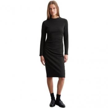 Casual Langarmkleid MARC O'POLO, Interlock-Qualität, schwarz