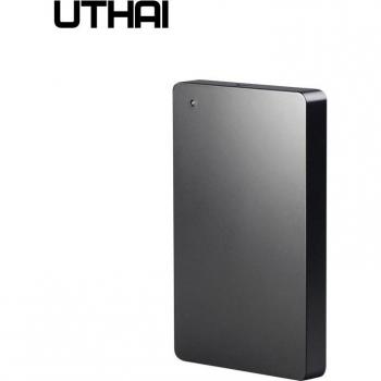 Carcasa Externa UTHAI G12 para Disco Duro, USB 3.0, Sin Tornillos, Negro