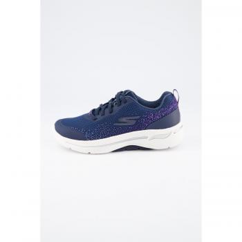 Sneakers Donna Blu Taglia 41 Skechers Mesh Allacciatura Elastica