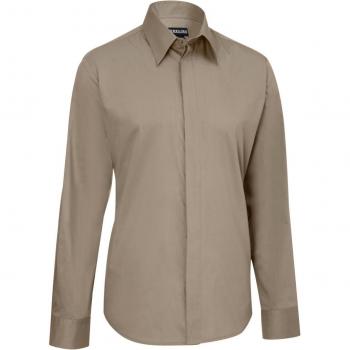 Camicia da uomo JOBELINE Noah tortora maniche lunghe 41/42