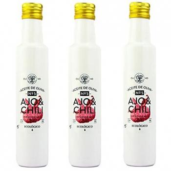 Coffret 3x Huile d'Olive Extra Vierge Bio Ail & Chili
