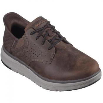Skechers Freizeitschuh Orell‑Yates 205249 Braun – Slip‑On Sneaker