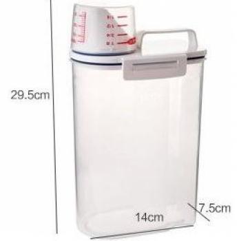 Sealed rice storage cup
