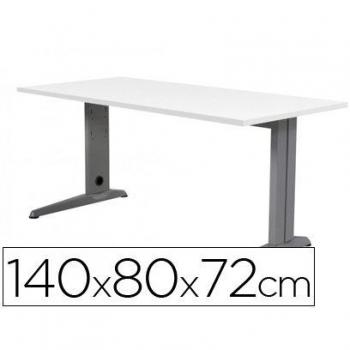 Rocada Mesa Oficina Ancha para Teletrabajo 140 x 80 cm Blanco