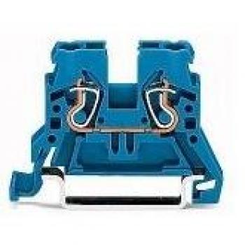 Borne de passage WAGO 870-904 2C 2.5 mm² Bleu