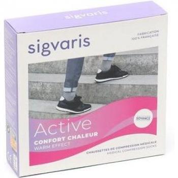 Calcetín Sigvaris Active Confort Calor 2 Black ML