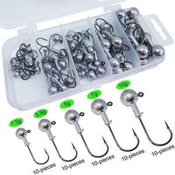 Jigging Hook Set (20-50 pcs, 1.5g-20g)