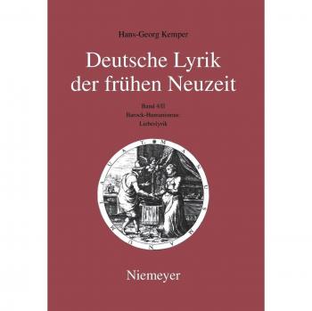 Deutsche Lyrik Der Fruhen Neuzeit