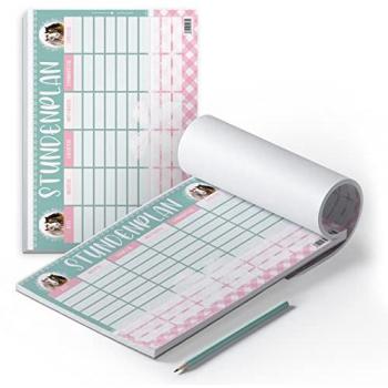 Itenga Stundenplan Pferde Motiv 25 Blatt A4