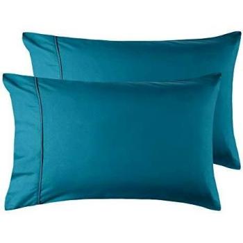 Pagoda Blue Envelope Closure Pillow Cases – Brushed Microfiber (Set of 2)