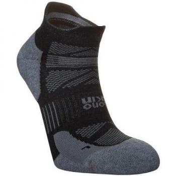 Hilly Supreme Menswear Socks, Size 12‑13, Black and Grey