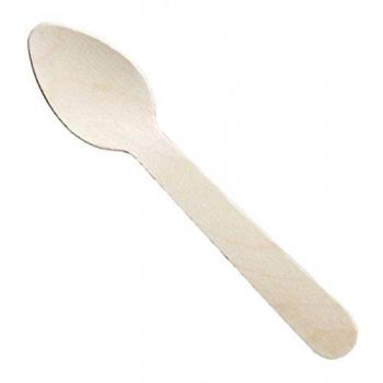 100-Pack Birchwood Disposable Tea Spoons