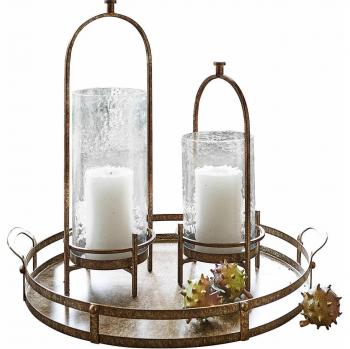 Set van 2 Aquivar Windlichten, 44 cm