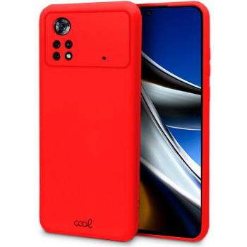 Capa de Silicone Vermelha para Xiaomi Poco X4 Pro 5G