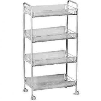 Carro de Cocina Andrea 4 Cestas Metal Blanco