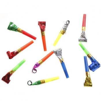 10 Pack Blowout Whistles for Parties