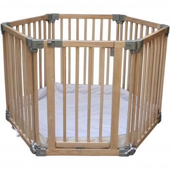 Clippasafe Versatile Wooden Playpen & Room Barrier