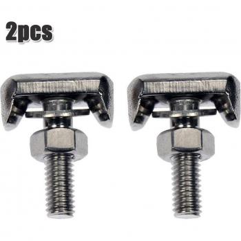 Conjunto 2 ud. Tornillo T + Cable con Conectores Inox