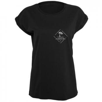 Forvert Mojave Maglietta A Maniche Corte Donna Nero L