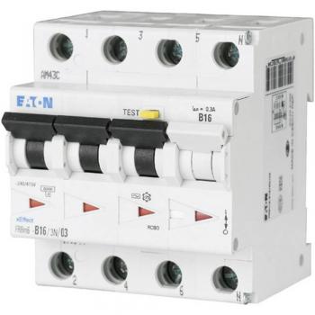 Eaton RCBO 4-pin 16 A 0.3 A 415 V AC