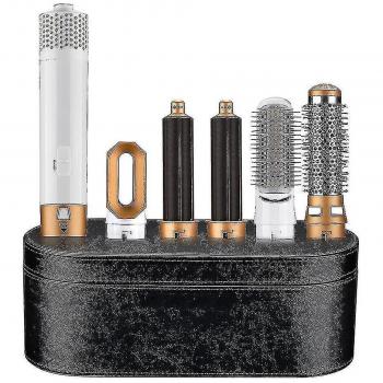 Secador y Plancha Compacta 5 en 1 con Curler Inteligente