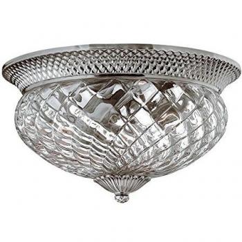 HINKLEY Large Ceiling Lamp Plantation Antique Nickel