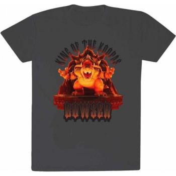 Bowser Throne XL Dark Grey Graphic T‑Shirt