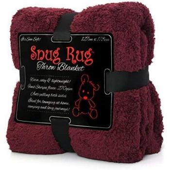 Snug Rug Divano Morbida Sherpa Plaid Edizione Speciale Coperta in Pile Morbidissimo Prefiata 127cmx178cm