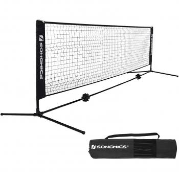 Badminton/Tennis Netztopf SONGMICS – 5 m, Standardgröße, Einzelspiel SYQ500H