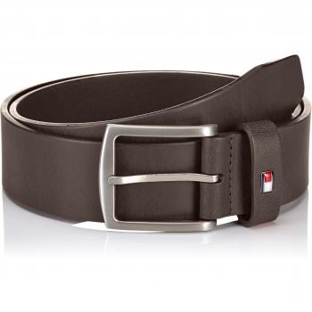 Tommy Hilfiger Cintura in pelle New Denton 110 cm Testa Di Moro