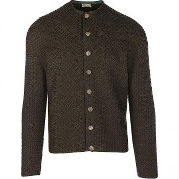 GOTTSEIDANK XAVER Olive Strickjacke für Herren – Size S