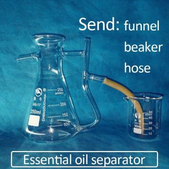 Séparateur d'hydrolat et collecteur d'huile essentielle 250ml