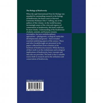 The Biology of Biodiversity