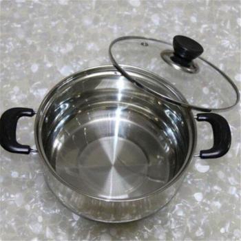 Edelstahl Kochtopf Antihaft 16 cm / 18 cm / 20 cm mit Deckel