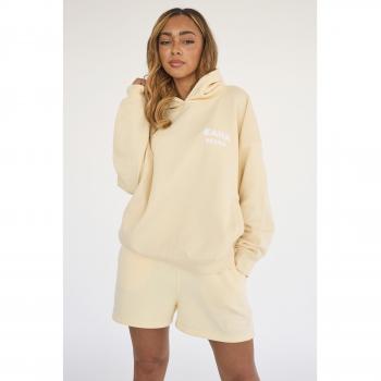 Kaiia Design Lemon Bubble Logo Oversized Hoodie UK 12