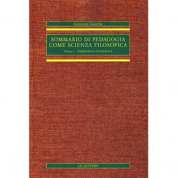 Sommario di pedagogia come scienza filosofica