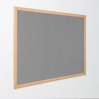 Eco Light Oak Grey Noticeboard – 600 mm × 900 mm (Height × Width)
