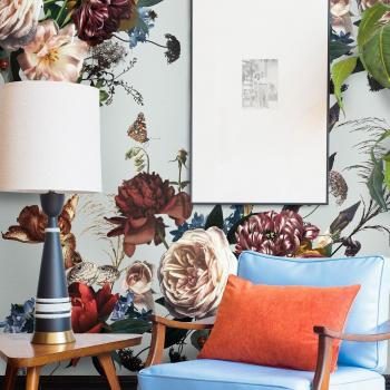 Papier Peint Floral en 8 Feuilles