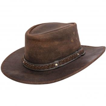 Infinity Leather Genuine Cowboy Bush Hat