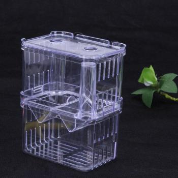 Kit de Soporte y Contenedor Dual Transparente para Acuarios